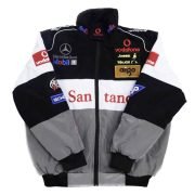 Vintage Grey Mercedes-Benz/McLaren Jacket – A Tribute to Motorsport Excellence