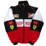 Vintage White Ferrari Jacket – Iconic Racing Heritage & Timeless Style