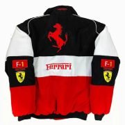 Vintage White Ferrari Jacket – Iconic Racing Heritage & Timeless Style - Image 2