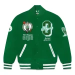 Boston Celtics OVO X Wool Varsity Jacket – Green