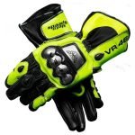 Rossi Motorbike Racing Leather Gloves – Ultimate Protection for Riders
