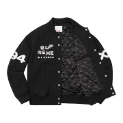 Supreme Tourist Black Varsity Jacket