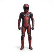 Men’s Black Motorcycle Racing Jacket with CE Protective Armor