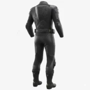 Men’s Custom Handmade Leather Motorcycle Racing Suit - Image 2