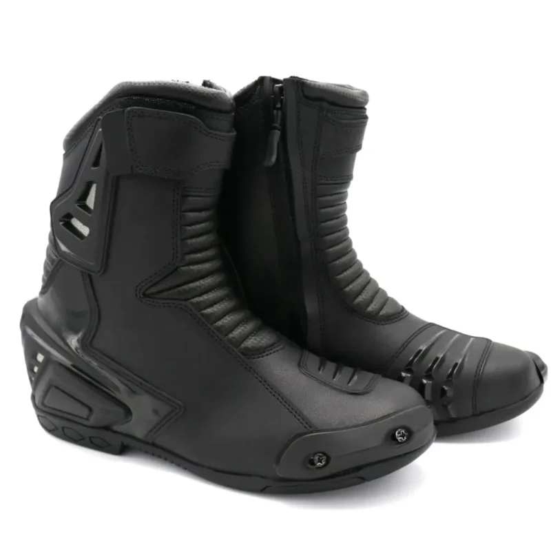 Men’s High-Tech Leather Motorcycle Racing Shoes